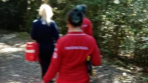 Cade dalla bici nel bosco arriva l’eliambulanza