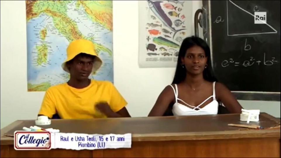 Rahul Teoli durante il provino per il docu-reality dove ha condiviso la scrivania con la sorella Usha, il video si trova su YouTube col titolo “Cosa significa la sigla www?”