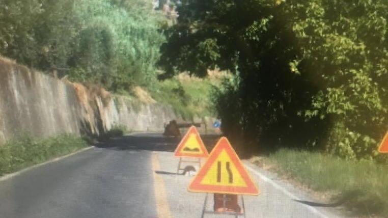 «Il governo ci aiuti a sistemare la frana che blocca la variante»