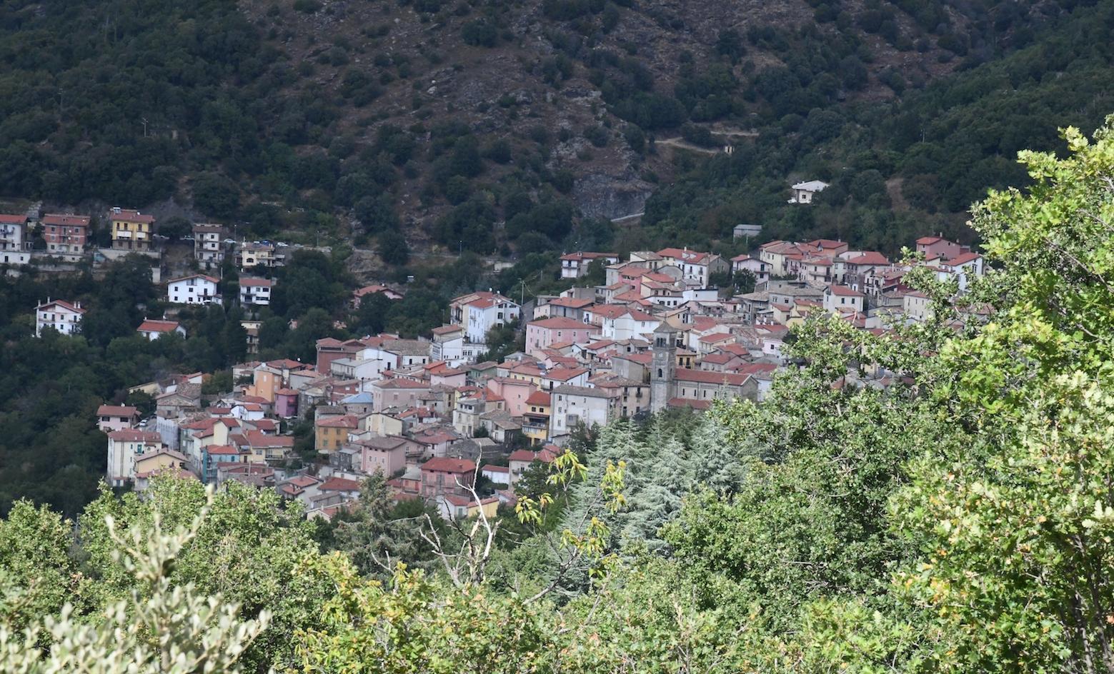 Un panorama di Aritzo