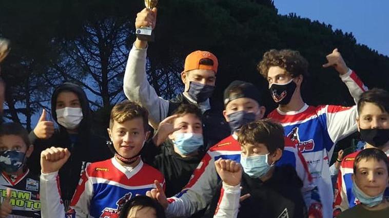 I giovanissimi piloti del Moto club Prato
