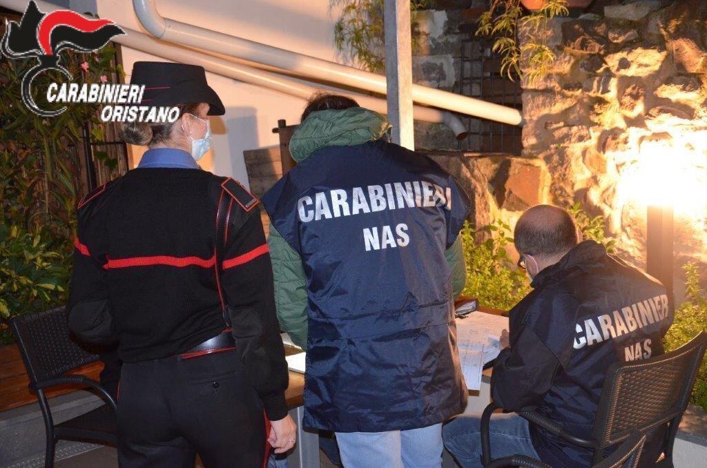 Controlli anti-Covid nell'Oristanese: chiusi due locali