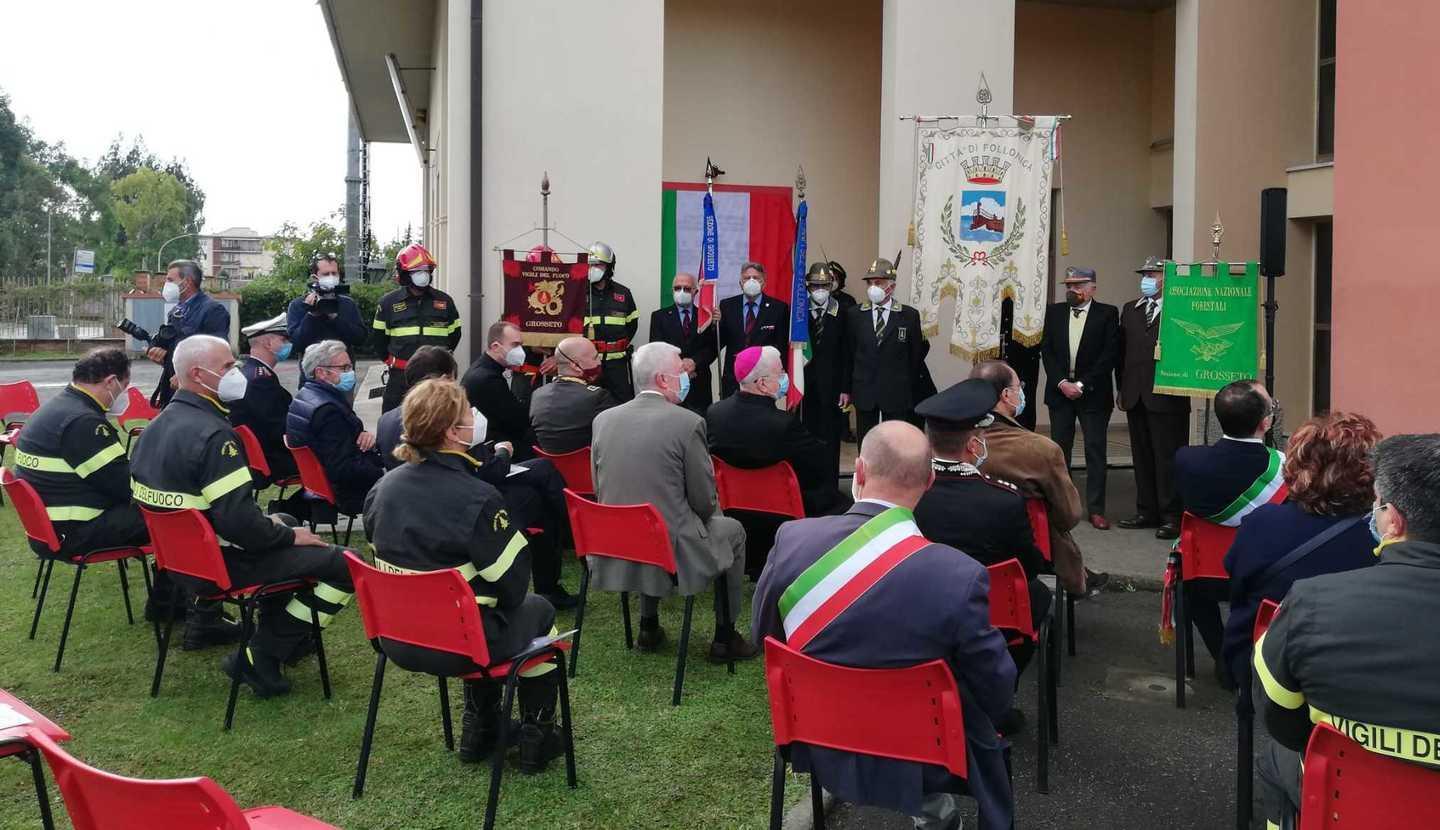 Intitolato a Rosati il distaccamento dei vigili del fuoco