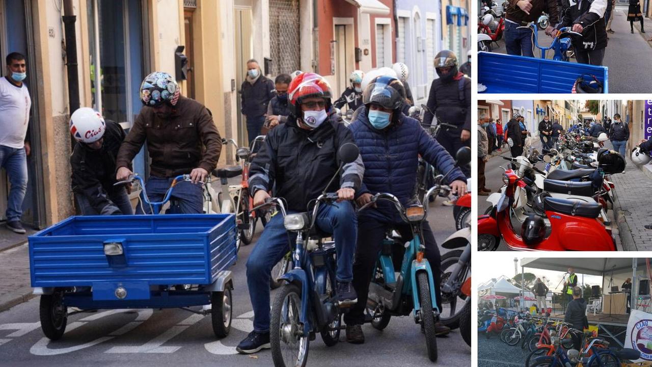 Il Ciao della Piaggio festeggia 53 anni e inaugura l’expo alla fiera di Pontedera