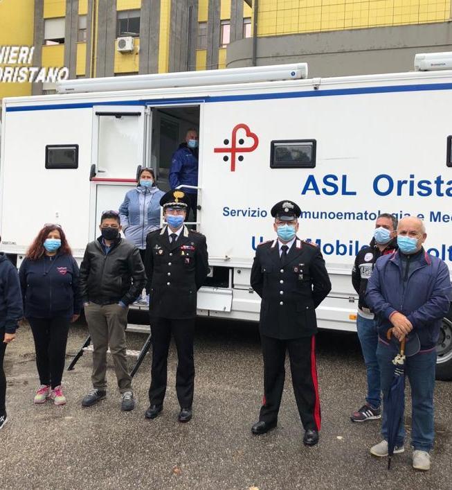 Giornata di donazioni di sangue, gli uomini dell’Arma in prima fila