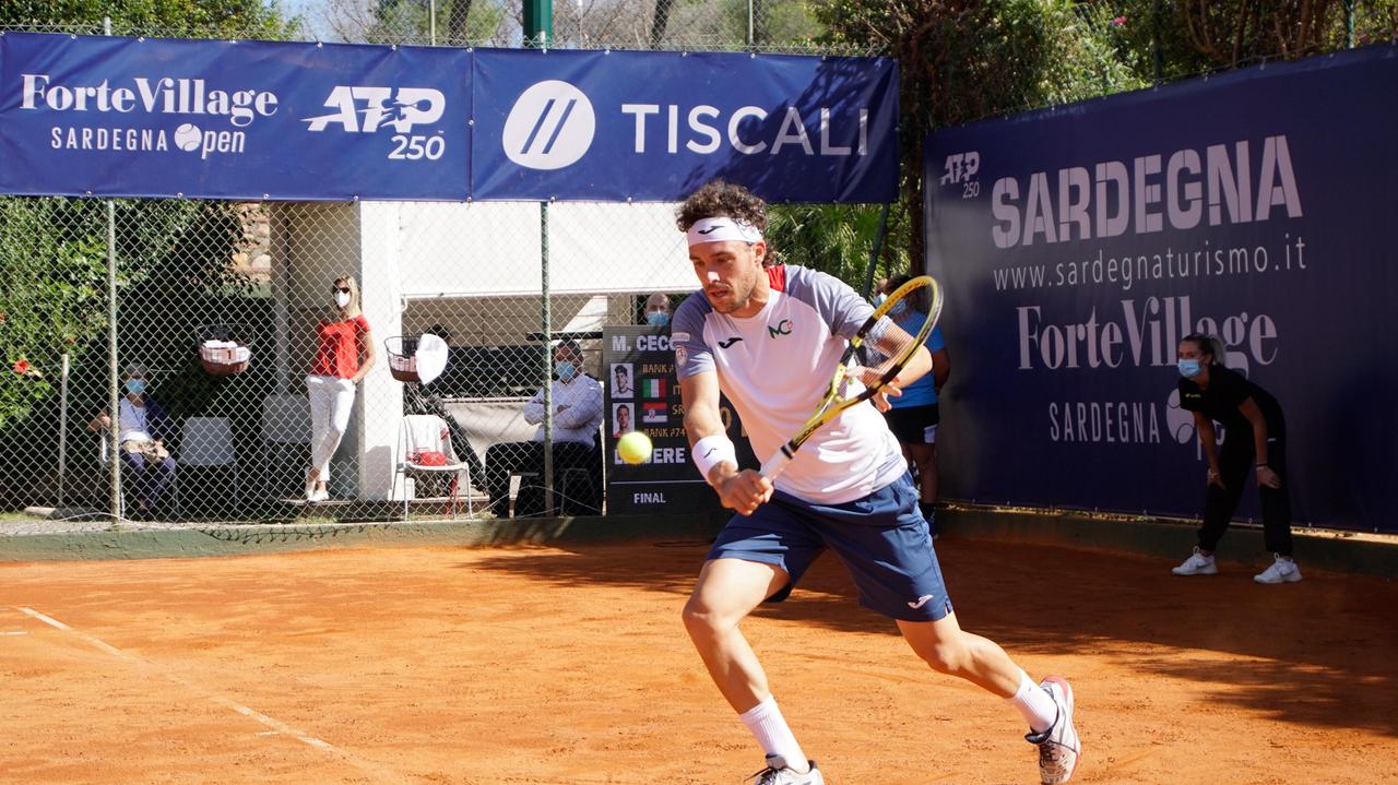 Cecchinato ko in finale al Sardegna Open trionfa il serbo Djere. Decisivo il tiebreak