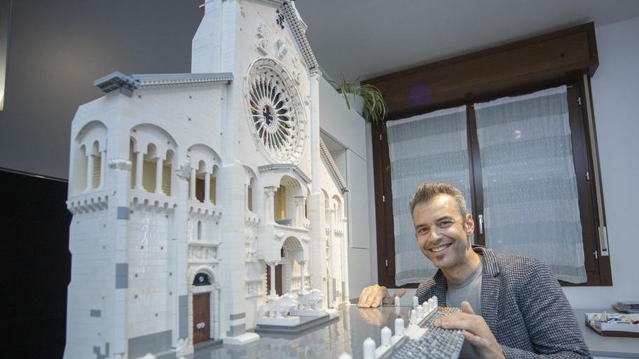 Modena. Il Duomo fatto di Lego Un’impresa in 8mila pezzi 