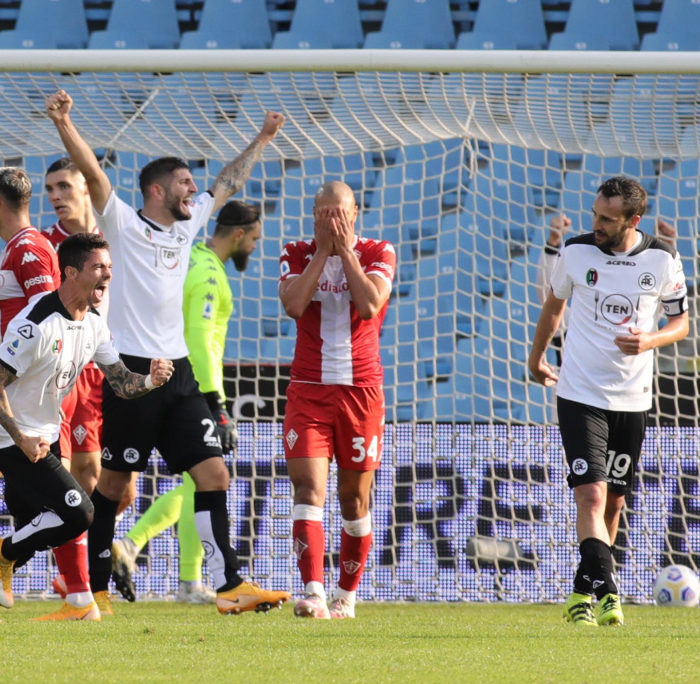 Fiorentina, incredibile spreco lo Spezia ringrazia di cuore 