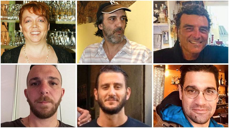Silvia Biondi, Luca Fiordi, Dario Spagnoli, Alessio Bianchi, Luca Gambardella e Adriano Tramonti