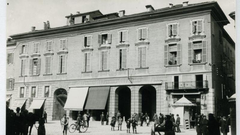 Il Palazzo Notarile in cui vivevano i Sidoli a Reggio Emilia