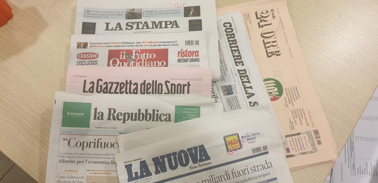 Copie piratate dei giornali: in 9 scelgono di pagare