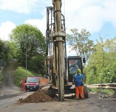 Lavori sulle frane a Castello Capriglia e Monte a Ripa 