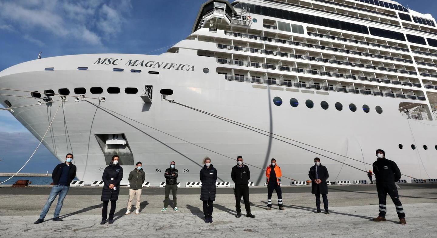 Finalmente dopo 8 mesi di stop è tornata una nave da crociera 