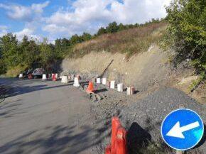 Iniziati i lavori per stabilizzare la frana di Santa Caterina