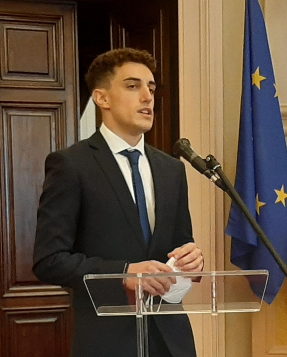 Andrea Morittu premiato dall’Ateneo come miglior studente
