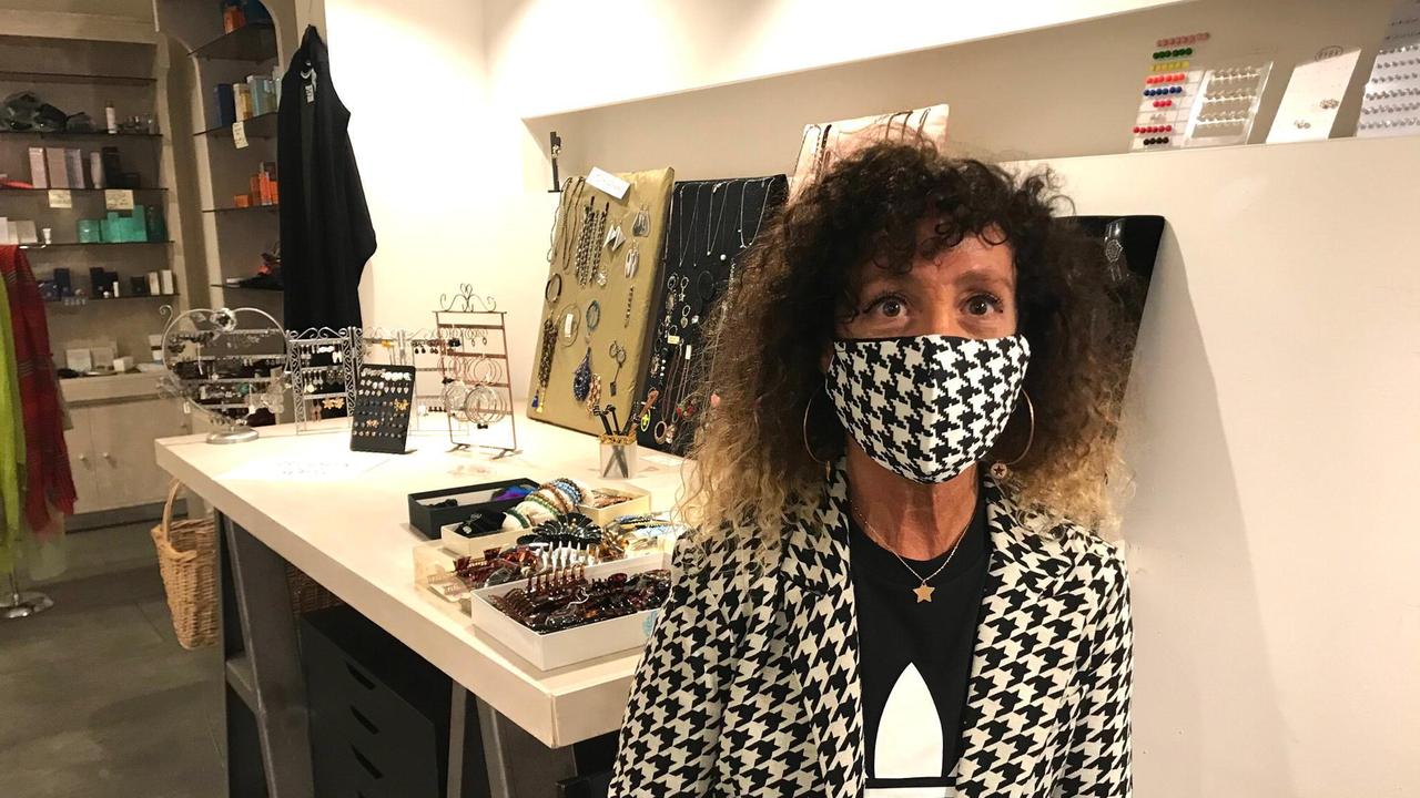Annalisa Pagnini nel negozio di via Cairoli