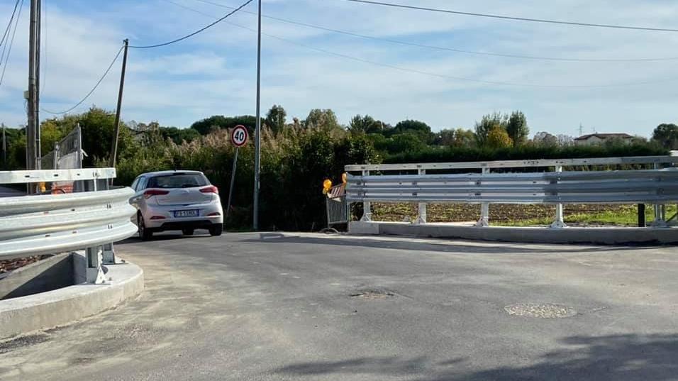 Terminati con ritardo i lavori sul ponte di via Fiaschetto