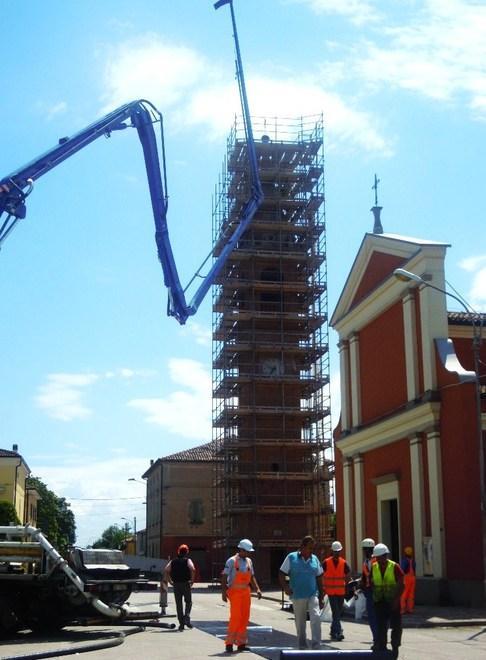 Via al recupero post sisma del campanile di Reno 