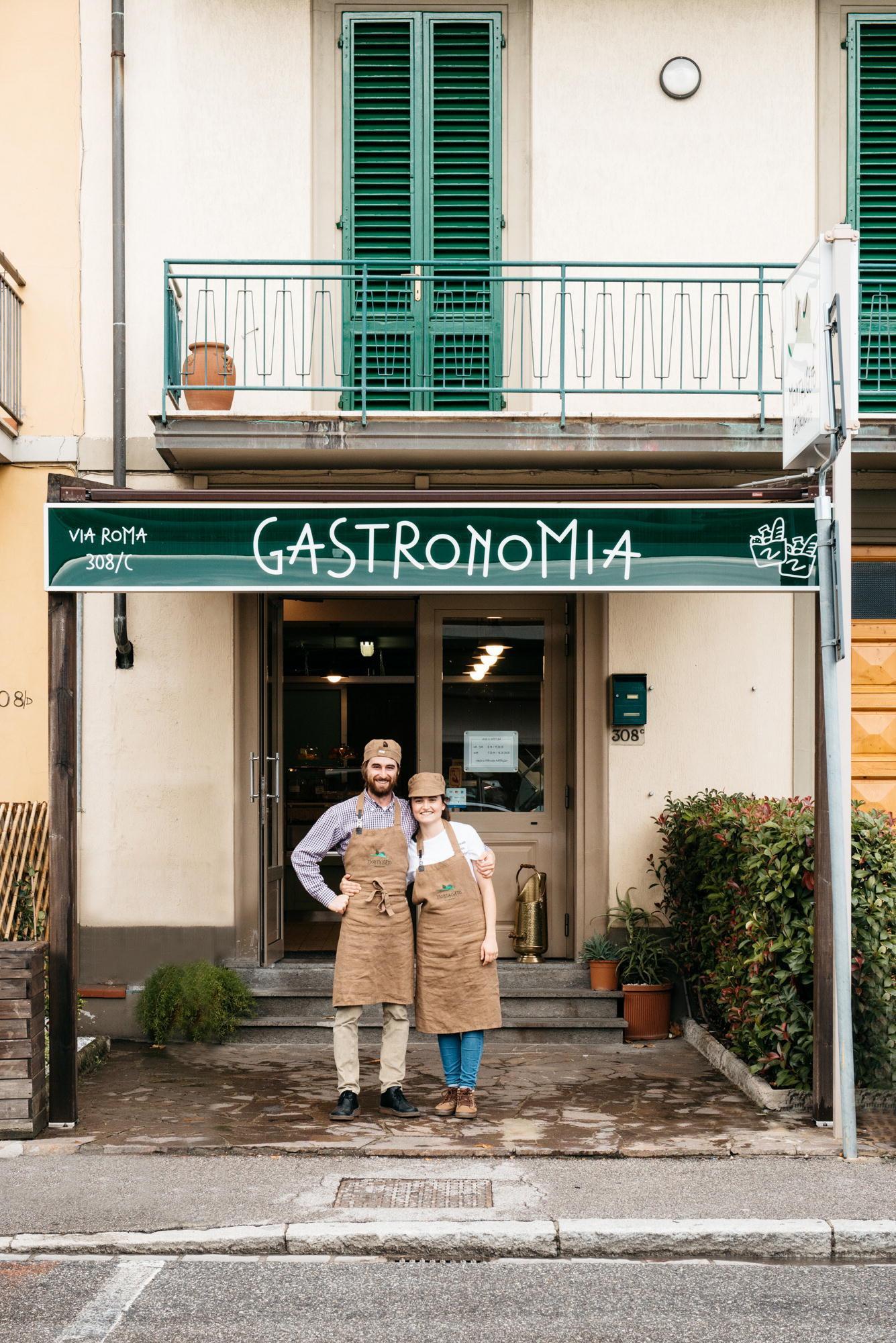 Alessio Bettazzi e Giulia Barni della Gastronomia Montalgeto