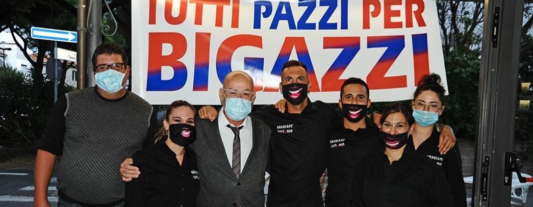 Striscione per celebrare il capitano dei rossoblù