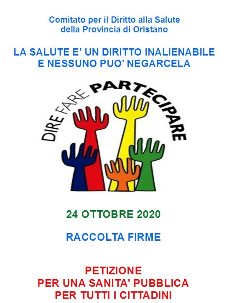 Petizione per il diritto alla Salute in 36 comuni 