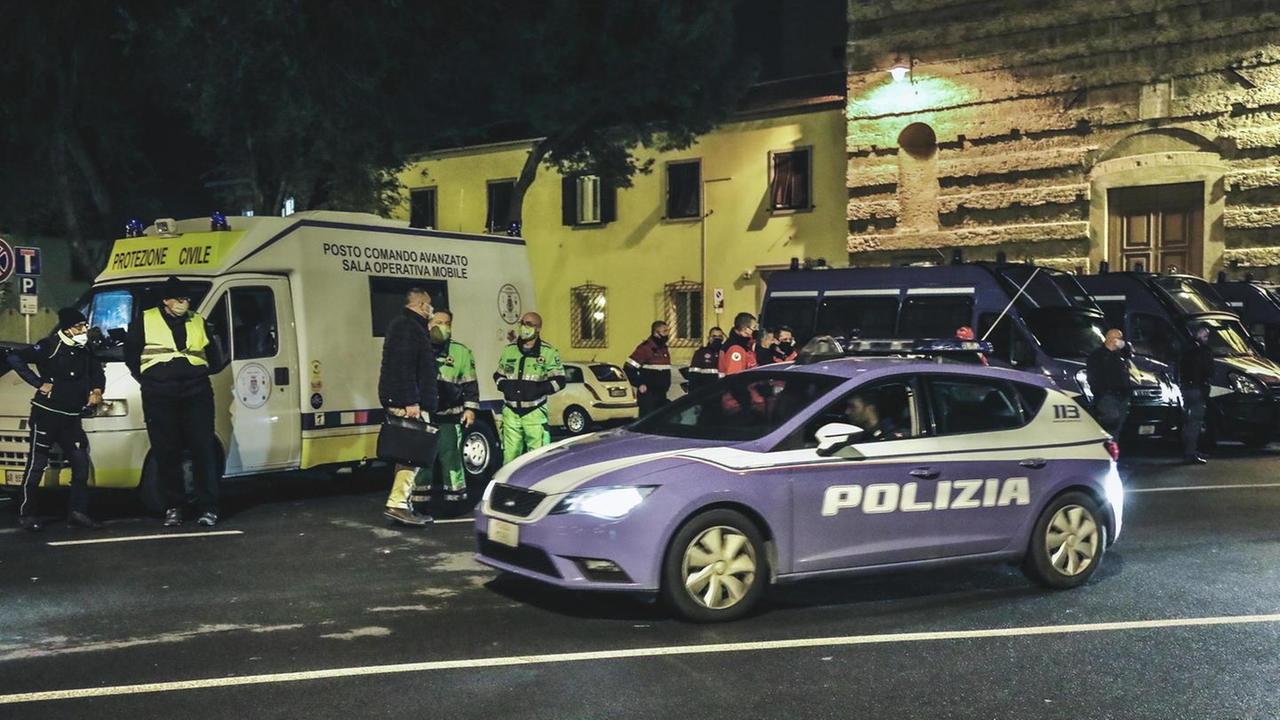 I controlli in Venezia (foto Dario Marzi)