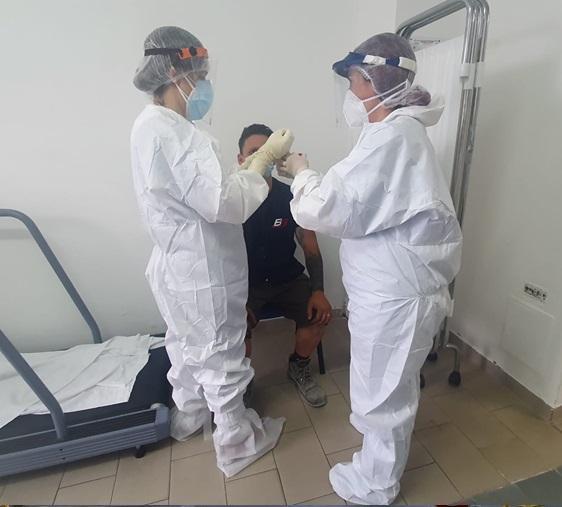L'esecuzione di un tampone