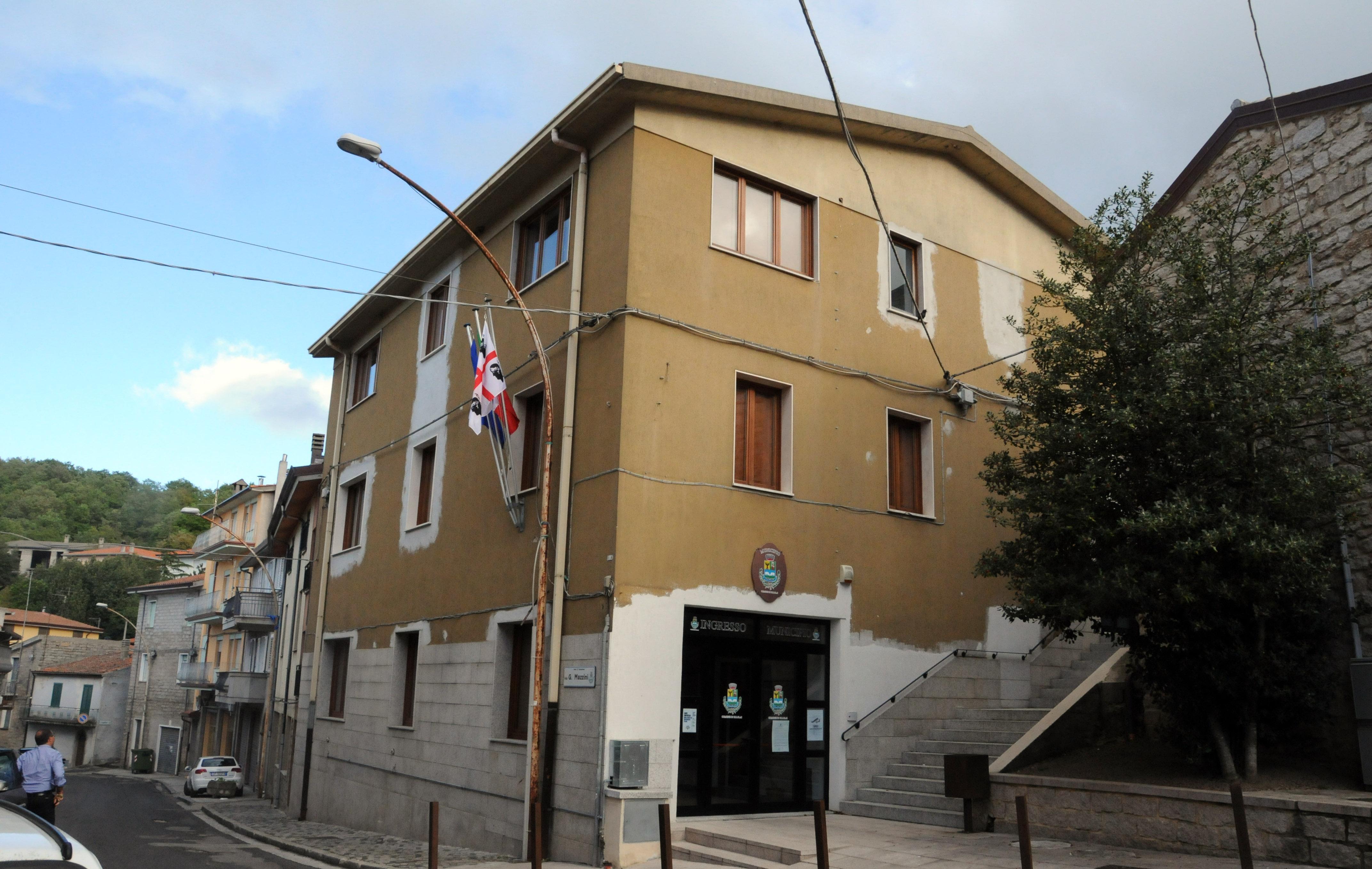 Il municipio di Ollolai