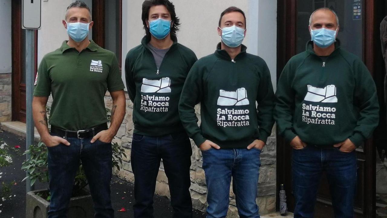 Da sinistra Sandro Dell’Innocenti, Michele Biondi, Francesco Noferi e Baldassare Fronte