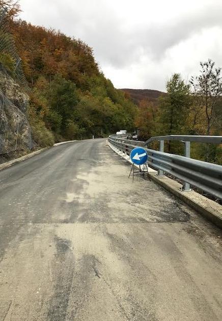 Riaperta la provinciale dopo la frana di Miscoso Interventi per 1 milione 