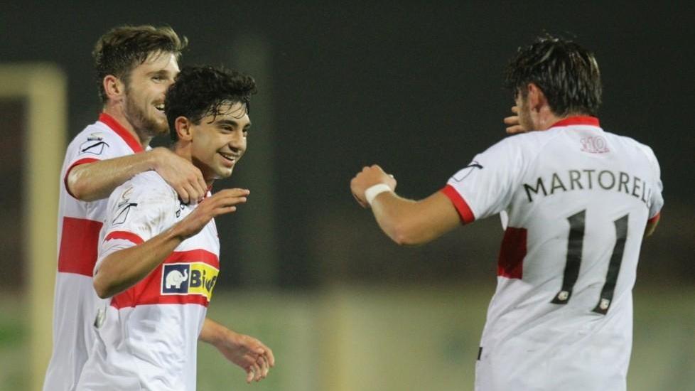 Il Carpi slitta di notte e batte un Cesena colpito dal Covid