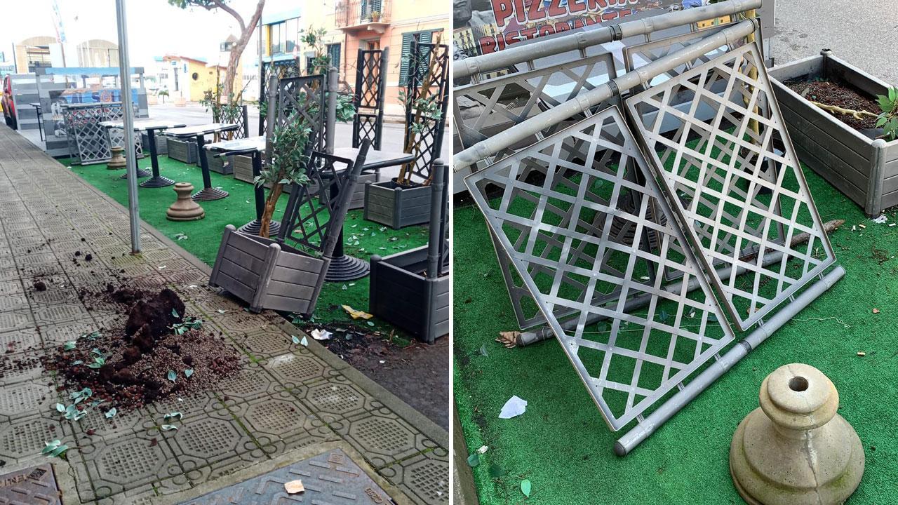 Si picchiano in strada e seminano danni ovunque 