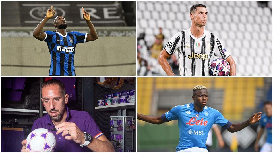 Lukaku, Ronaldo, Ribery e Osimhen