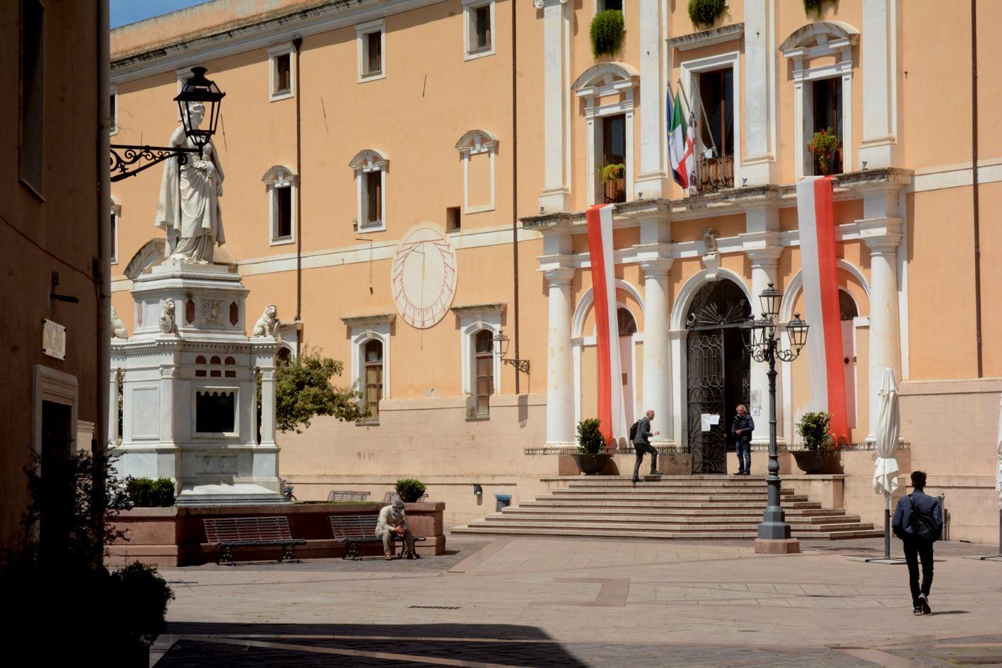 Il municipio di Oristano