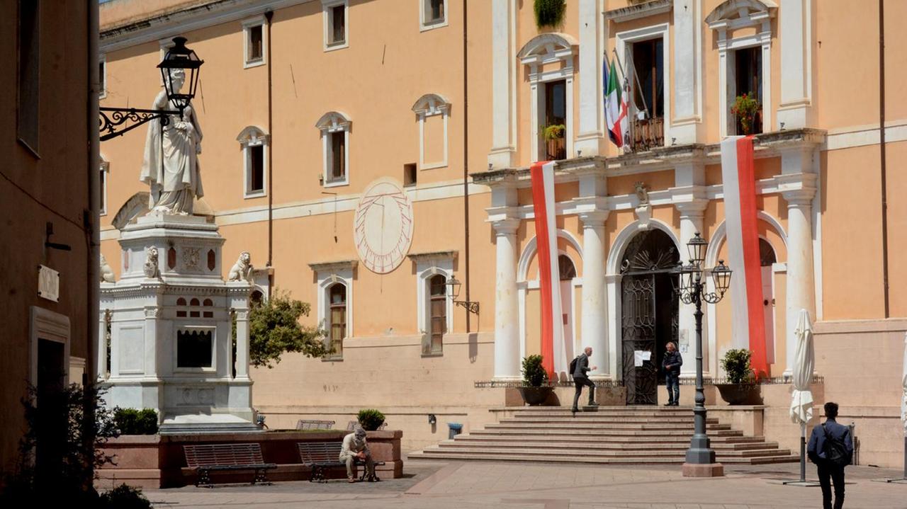 Il municipio di Oristano