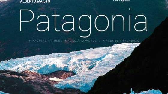 La copertina del libro "Patagonia immagini e parole" del fotoreporter sassarese Alberto Maisto
