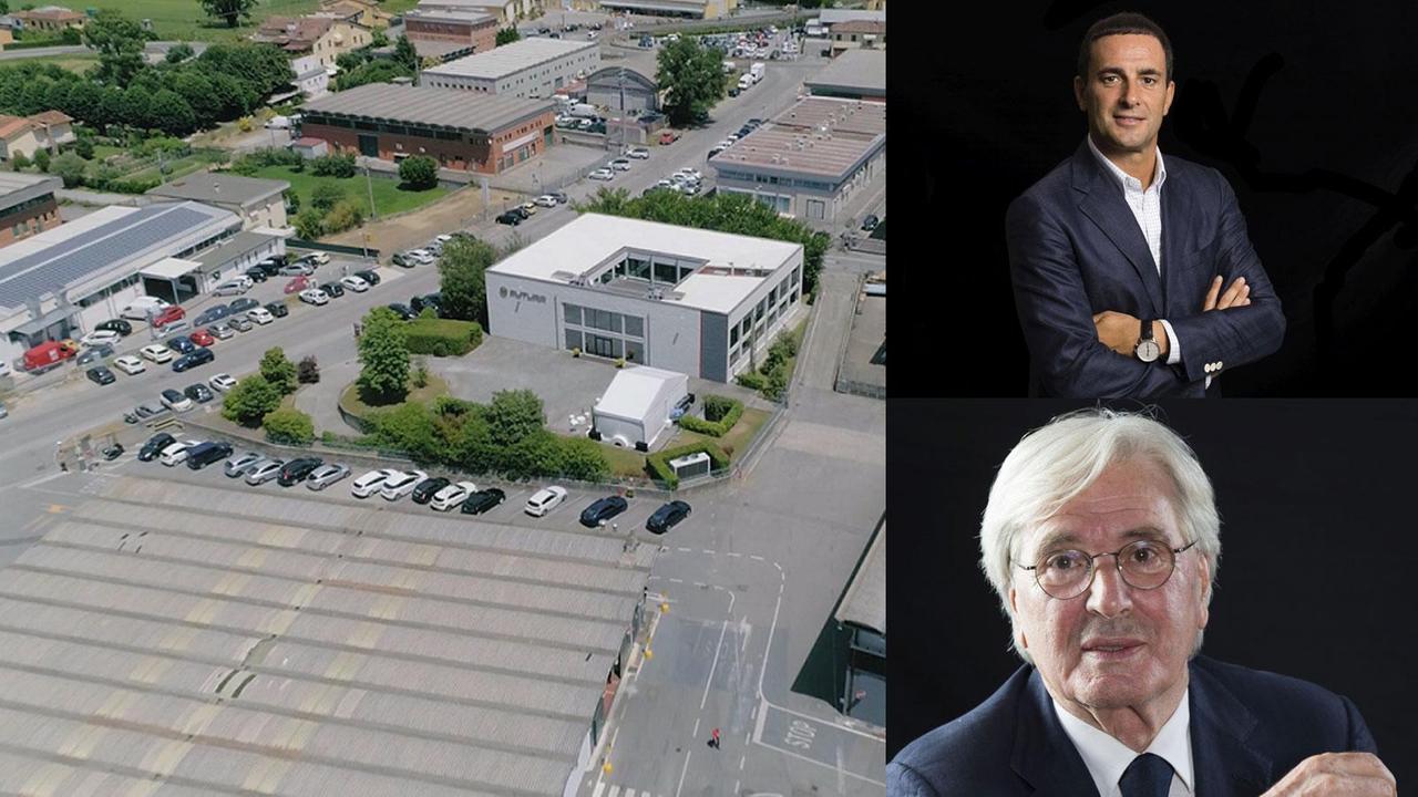 La sede di Futura, Boschi (in alto) e Perini