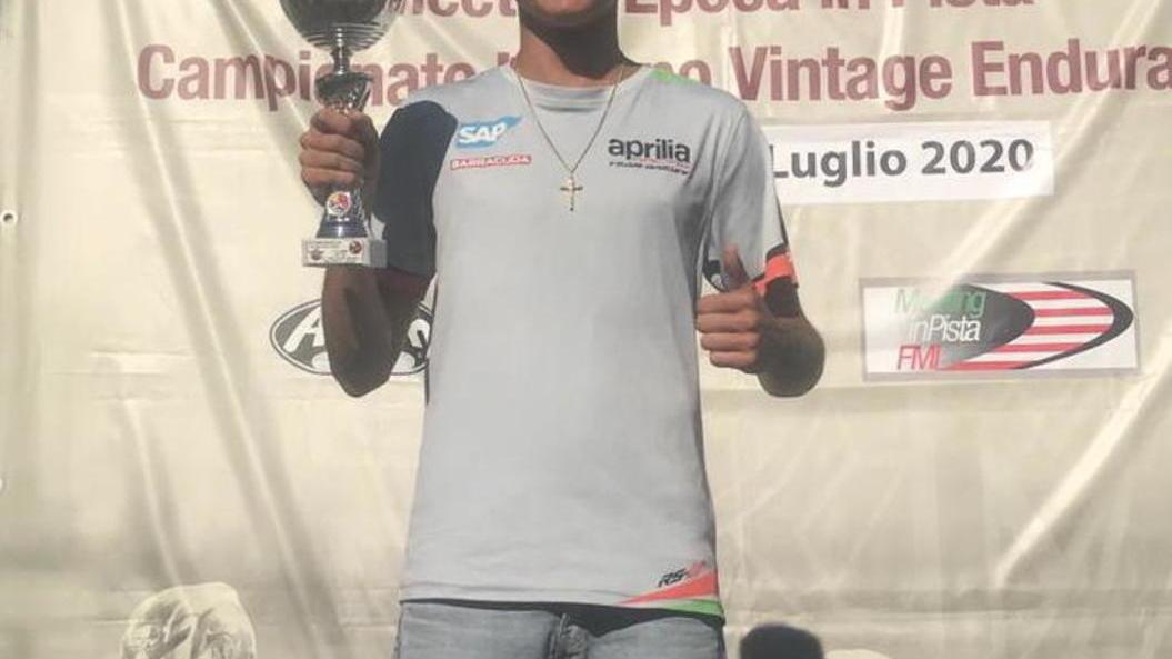 Motoclub Valdera e Team Trf Racing fanno volare il centauro 19enne Spadazzi