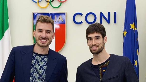 Luca Vettori, Matteo Piano premiati dal Coni