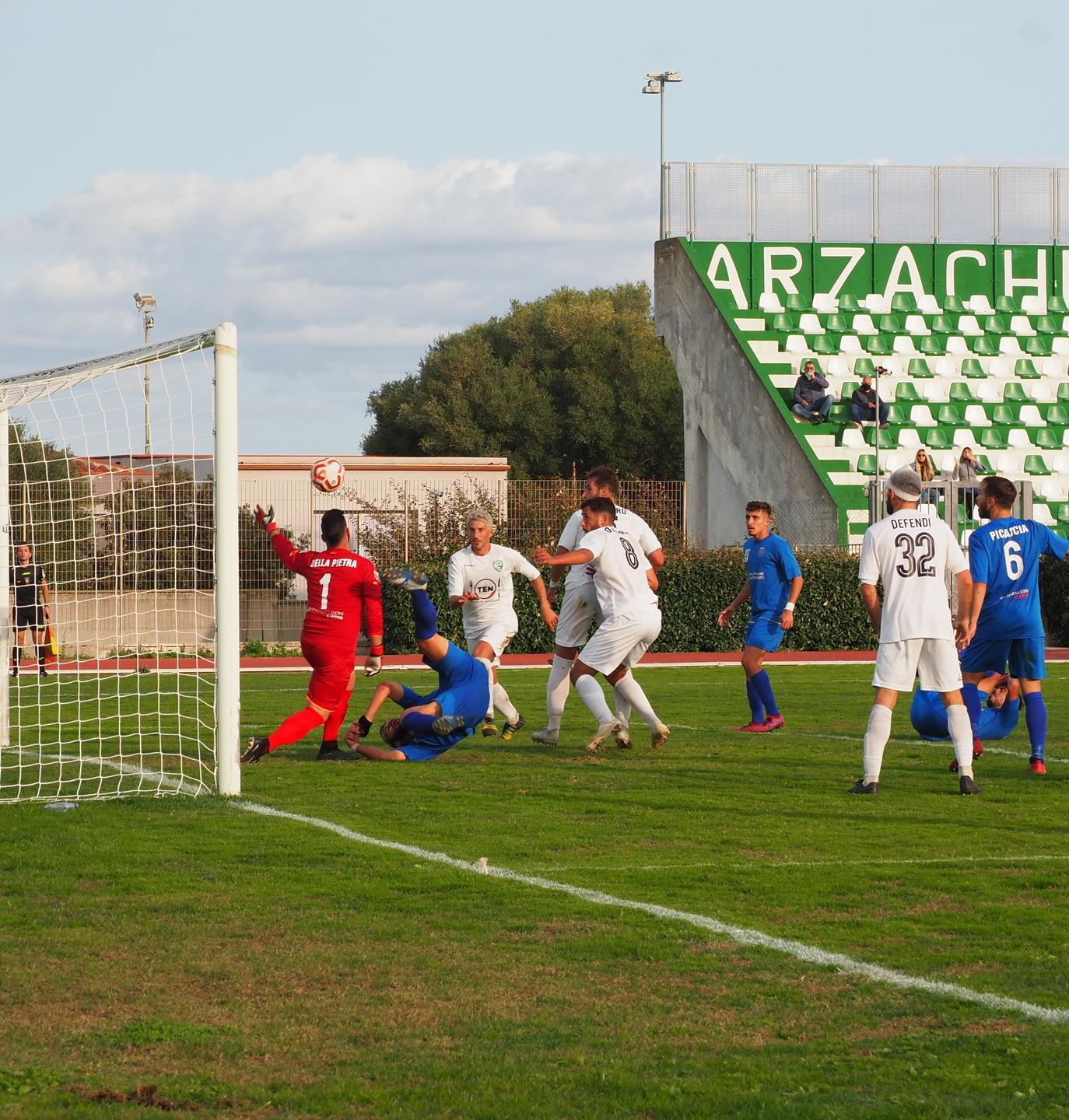 Arzachena, primo ko Contro il Cassino una giornata storta 