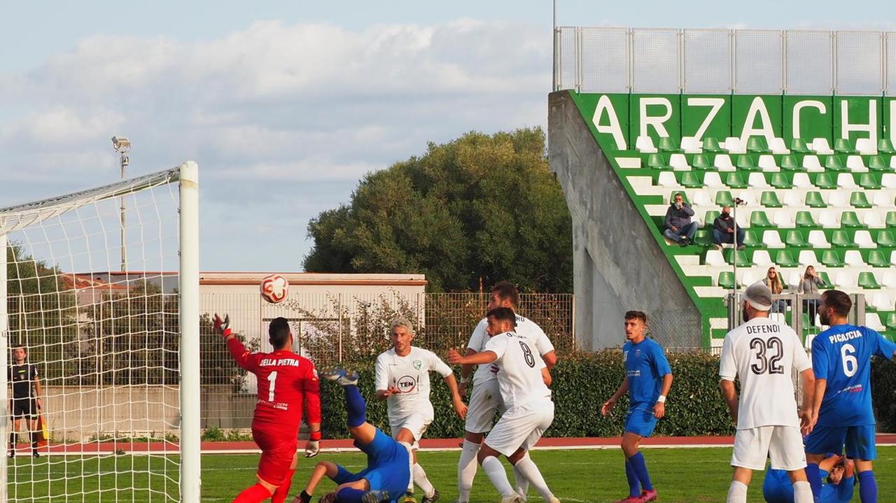 Arzachena, primo ko Contro il Cassino una giornata storta