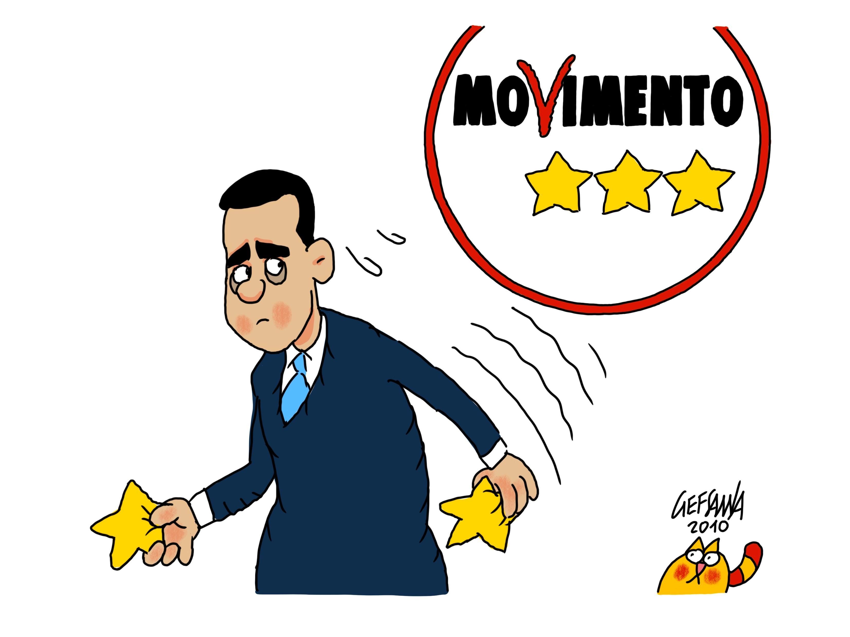 La vignetta di Gef: elezioni comunali in Sardegna, il crollo dei 5 Stelle