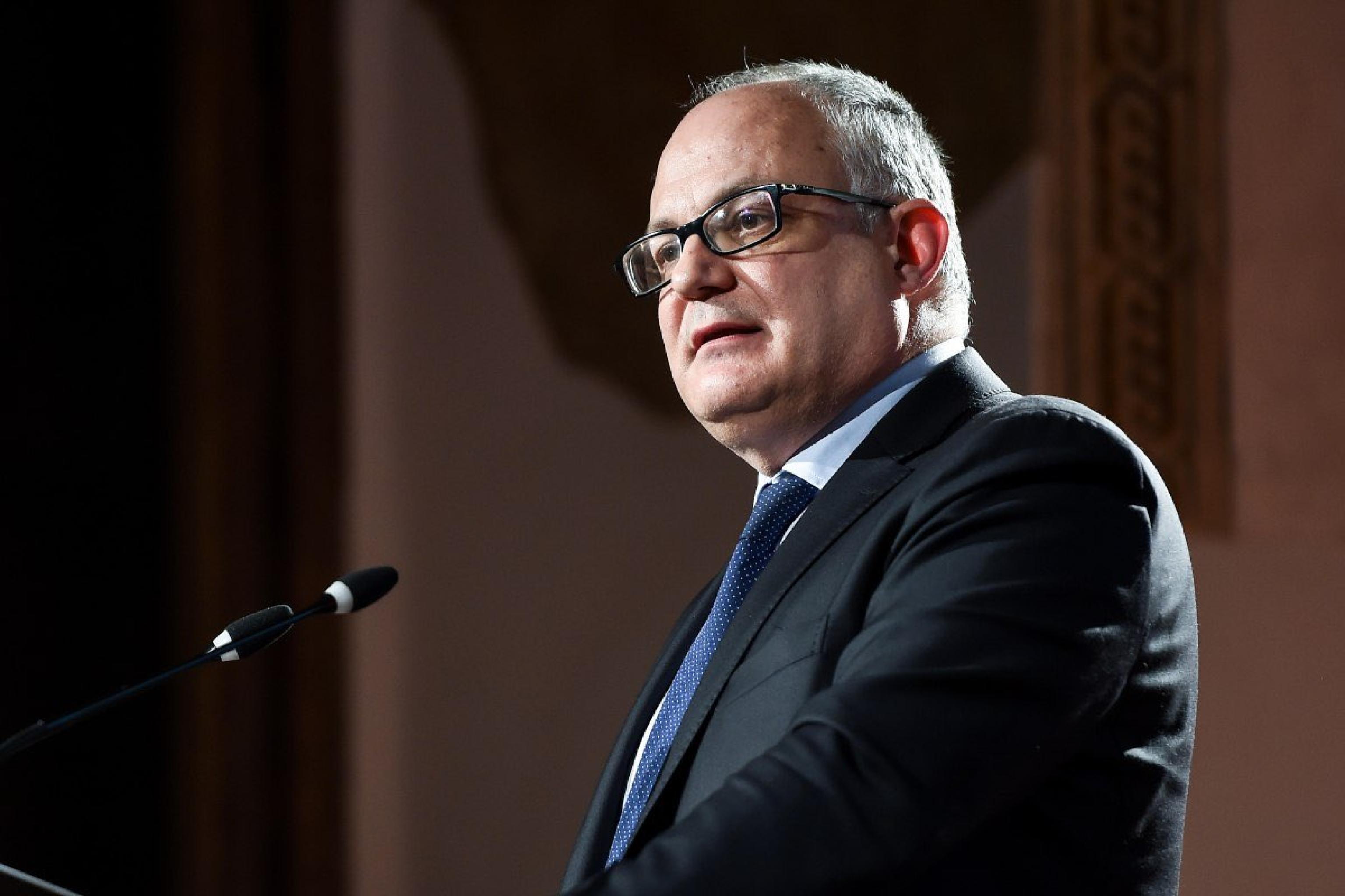 Il ministro Gualtieri