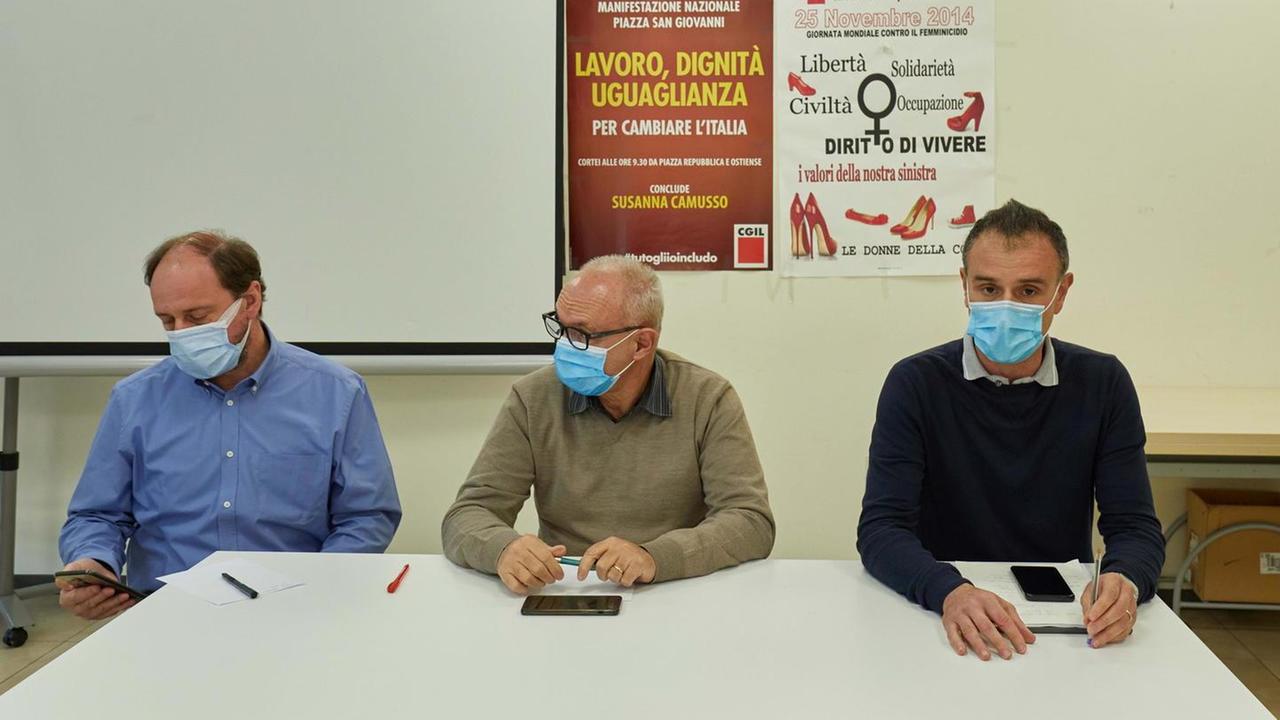 Sergio Luschi, Paolo Aglietti e Andrea Simone