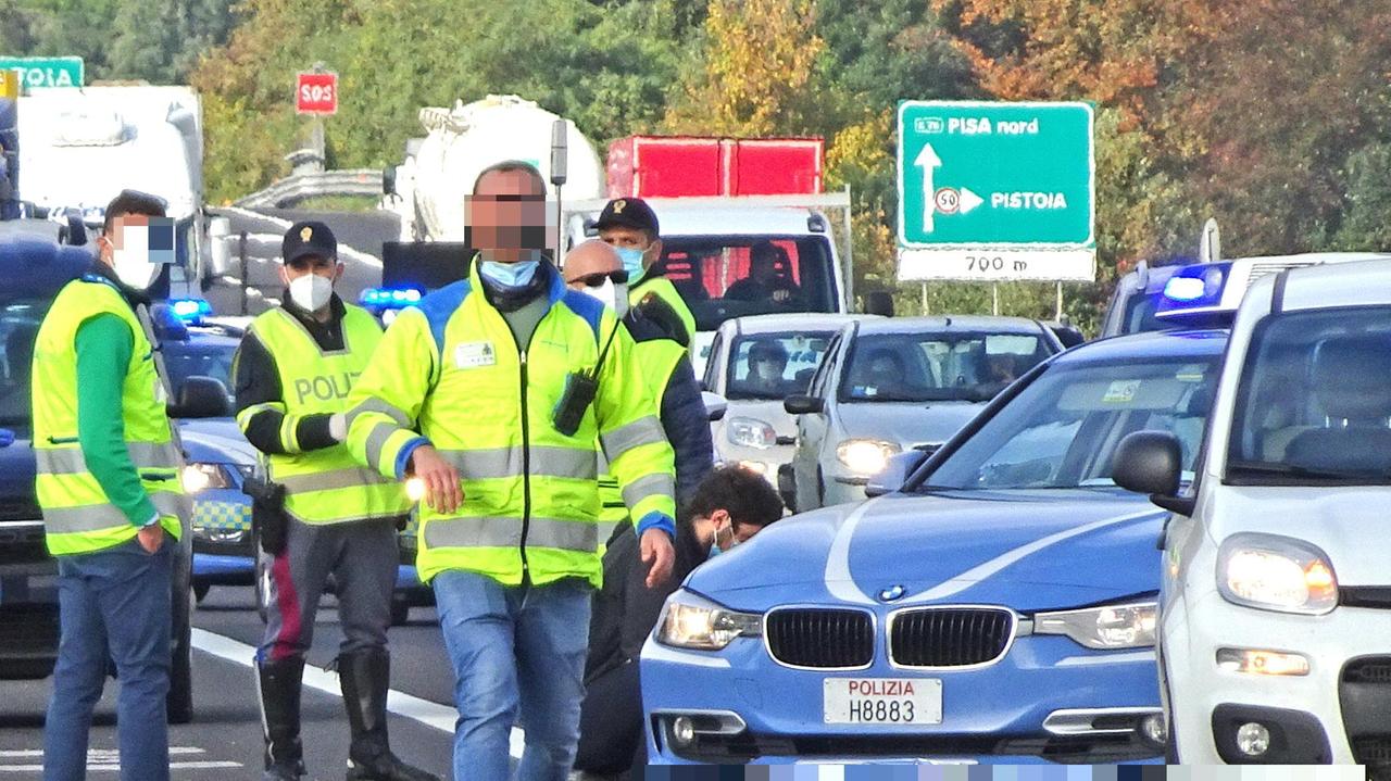 Una immagine del luogo dell'investimento (Foto Gori)