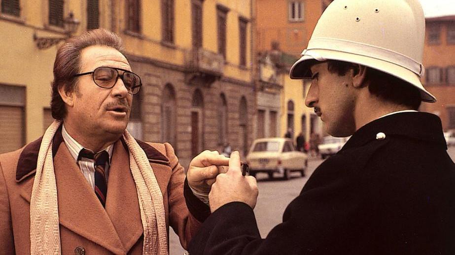 Ugo Tognazzi nei panni di Lello Mascetti in “Amici Miei”