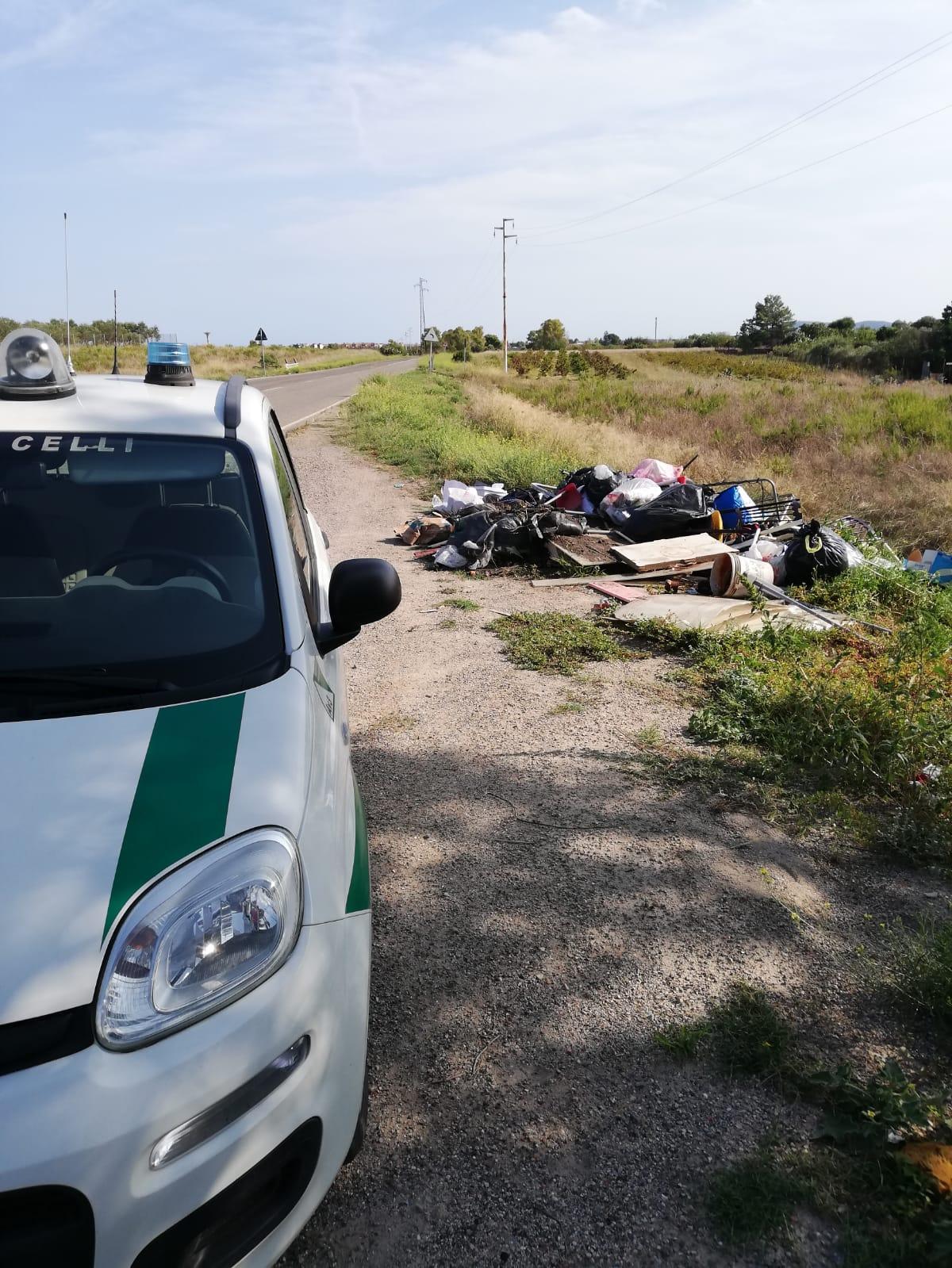 Abbandono di rifiuti nelle campagne di Selargius, i barracelli individuano i responsabili