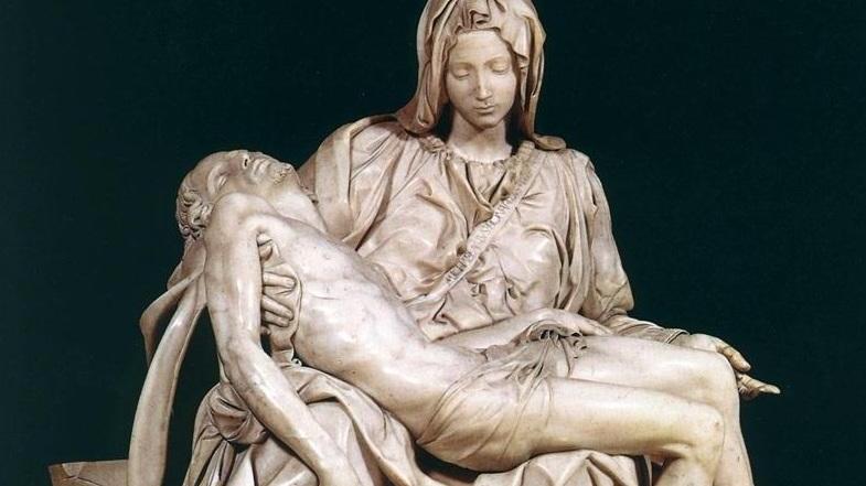 La Pietà di Michelangelo, uno dei simboli del marmo di Carrara