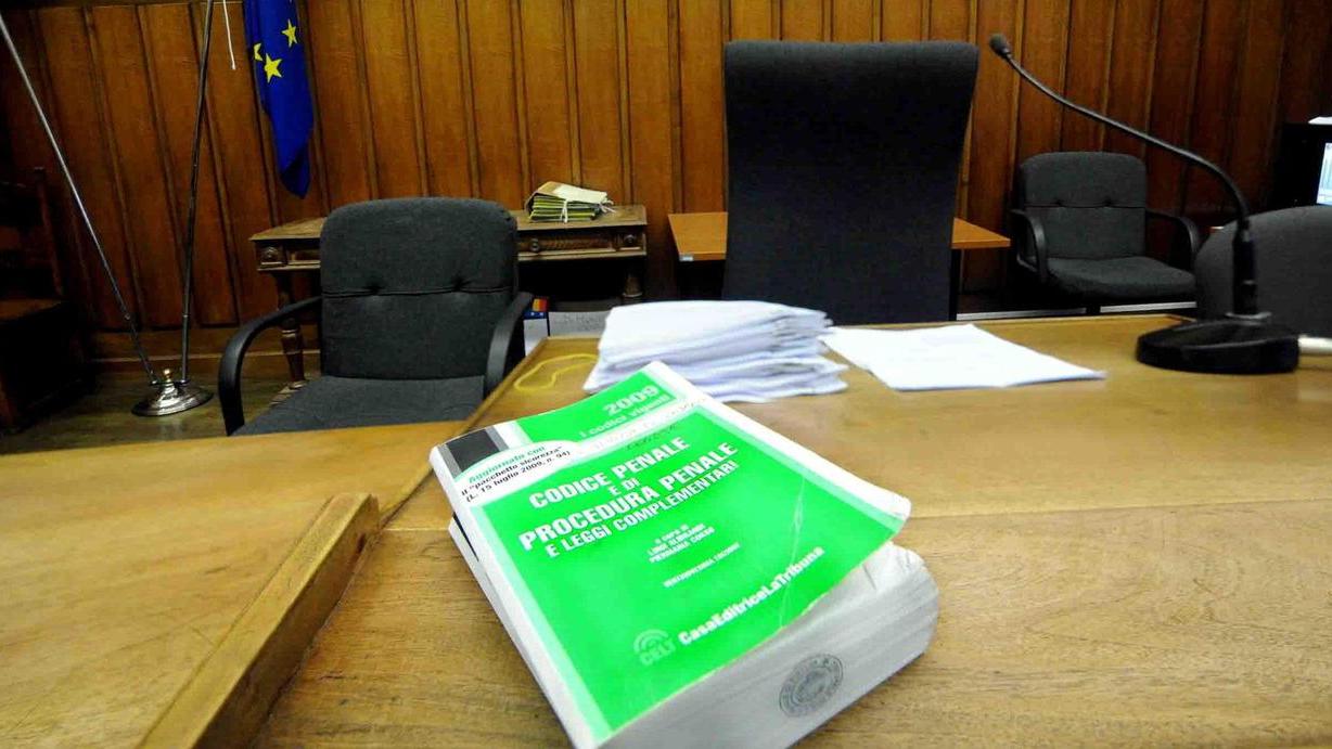 Un’aula di tribunale