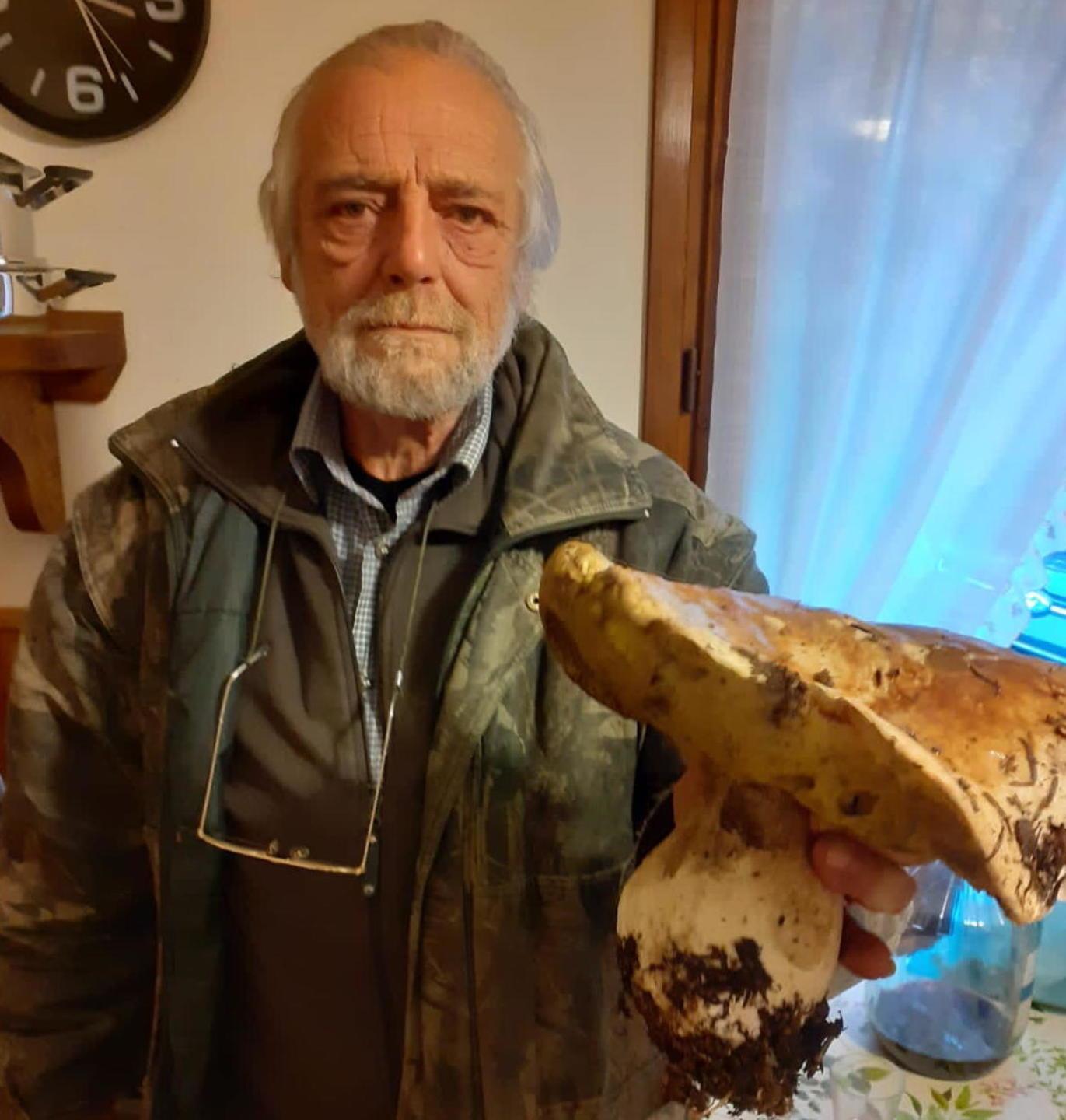 Un fungo porcino di un chilo e mezzo
